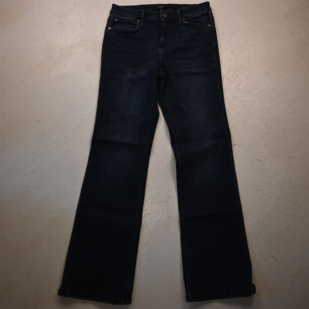Simply Vera Wang 8 Mid Rise Bootcut Rinse Stretch Denim Womens Jeans
